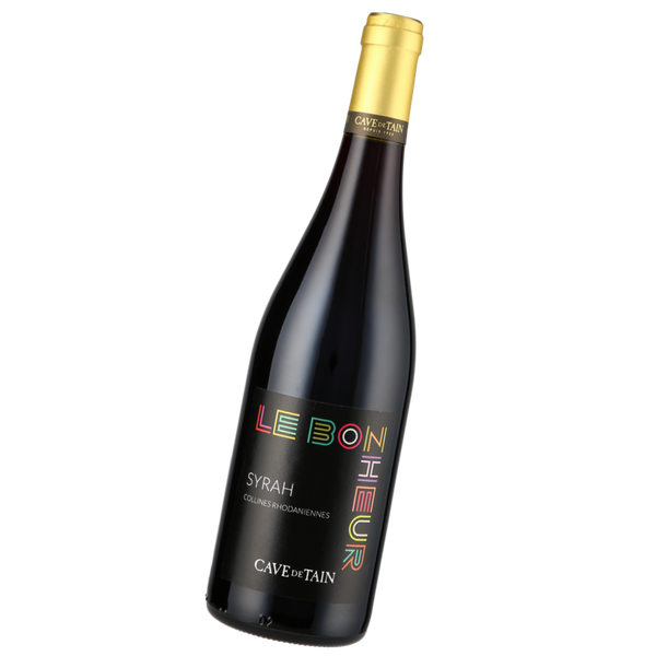 Cave De Tain L'Hermitage, Cave De Tain IGP Collines Rhodaniennes, Le Bonheur, Syrah Rouge - Bottle Hero