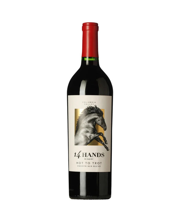 14 Hands, Hot to Trot Smooth Red Blend, 2021 - Bottle Hero