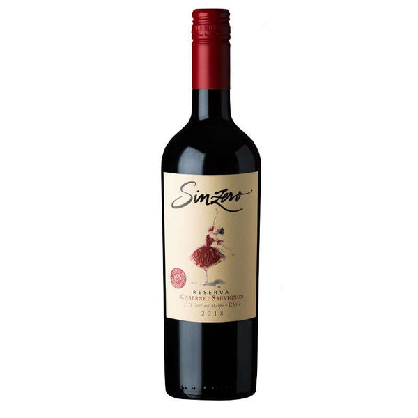 SinZero Cabernet Sauvignon 2022 Alkoholfri Rødvin 75 cl - Bottle Hero