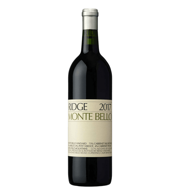 Ridge Vineyards Monte Bello Cabernet Sauvignon 2017 - Bottle Hero