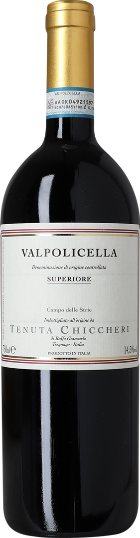 2014 Valpolicella Superiore "Vigneto Campo delle Strie", Tenuta Chiccheri, Valpolicella