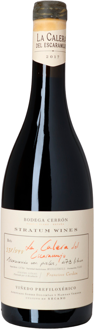 2017 La Calera del Escaramujo, Monastrel, Bodega Cerrón, Jumilla DOP