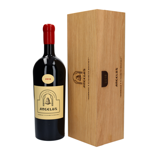 2018 Château Angélus Hommage à Elisabeth Bouchet Magnum - Bottle Hero
