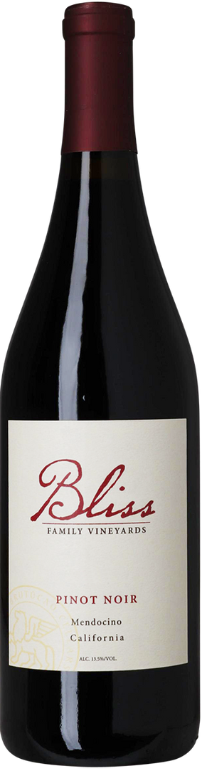 2018 Pinot Noir, Bliss Family Vineyards, Mendocino - Bottle Hero