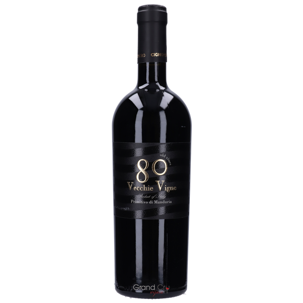 2022 Cignomoro 80 Vecchie Vigne Primitivo di Manduria Old Vines - Bottle Hero
