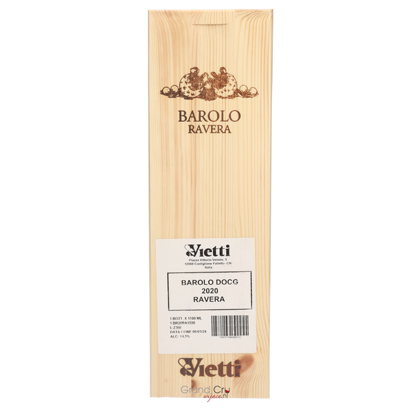 2020 Vietti Barolo Ravera Magnum - Bottle Hero