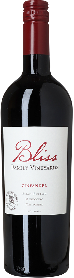 2021 Zinfandel, Bliss Family Vineyards, Mendocino - Bottle Hero