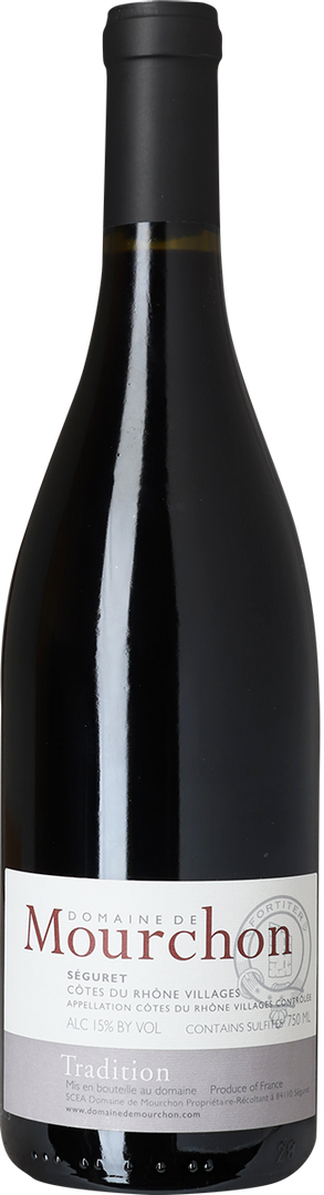 2023 Tradition, Côtes du Rhône Villages, Séguret, Domaine de Mourchon - Bottle Hero