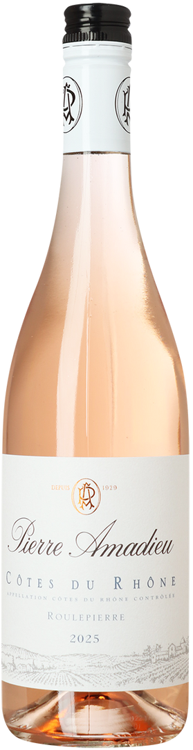 2025 Roulepierre Rosé, Côtes du Rhône, Pierre Amadieu - Bottle Hero