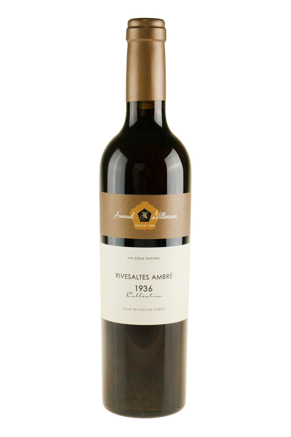 Arnaud de Villeneuve Rivesaltes Ambré 1936 - Bottle Hero