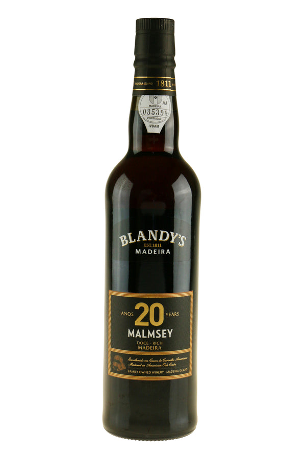 Blandy's 20 years Malmsey Madeira - Bottle Hero