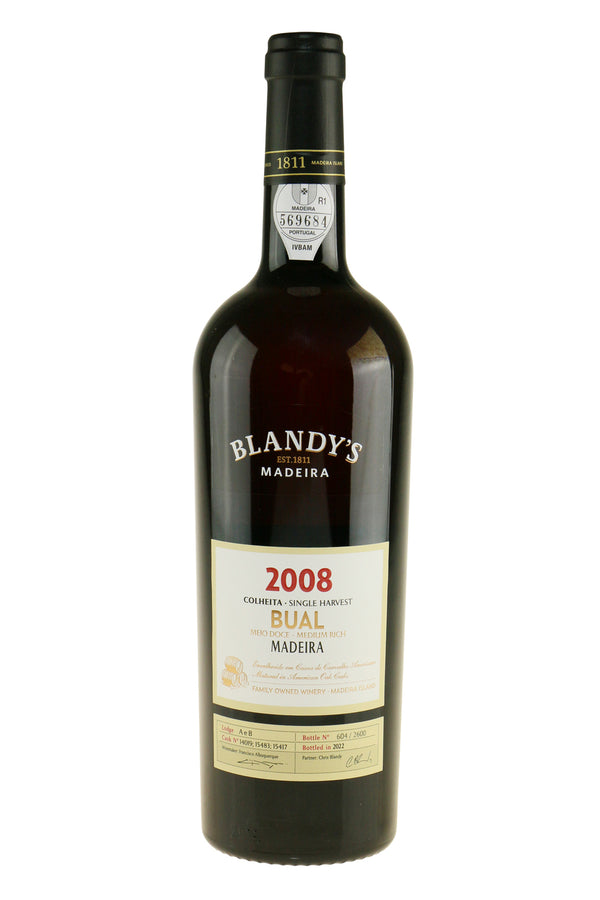 Blandy's Colheita Bual 2008 Bottled 2022 - Bottle Hero