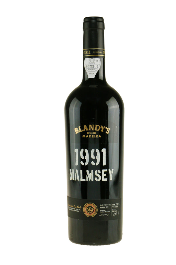 Blandy's Vintage Malmsey 1991 Bottled 2023 - Bottle Hero