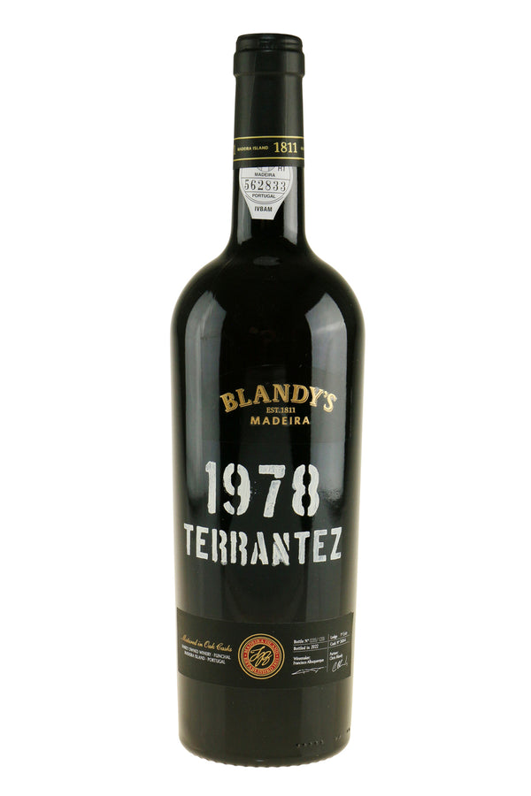 Blandy's Vintage Terrantez 1978 Bottled 2022 - Bottle Hero