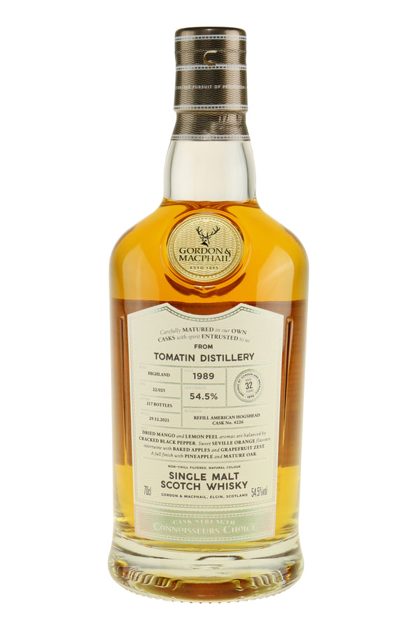 Tomatin Vintage 1989 CS CC Upper Range 2021 - Bottle Hero