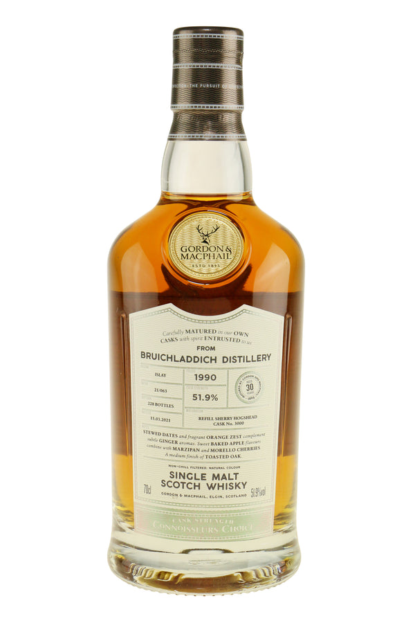 Bruichladdich Vintage 1990 CS CC Upper Range 2021 - Bottle Hero