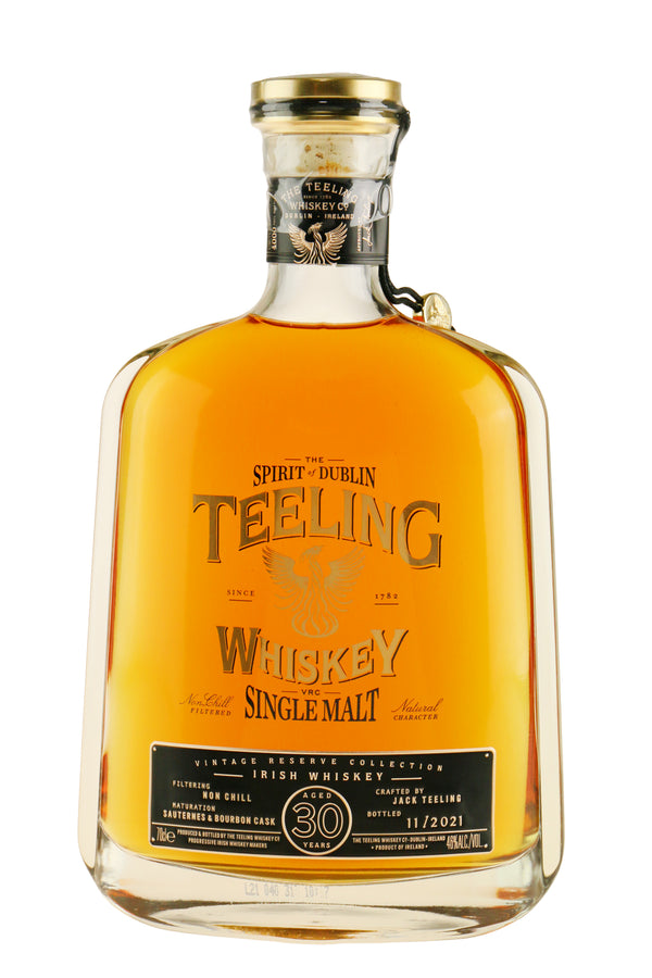 Teeling Whiskey 30 years Vintage Reserve 2021 - Bottle Hero