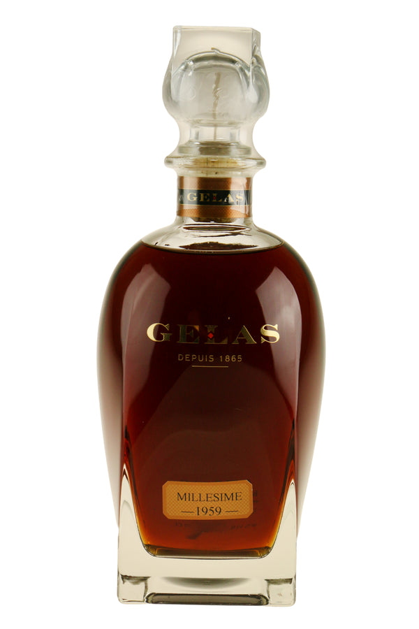 Gelas Armagnac 1959 i Karaffel - Bottle Hero