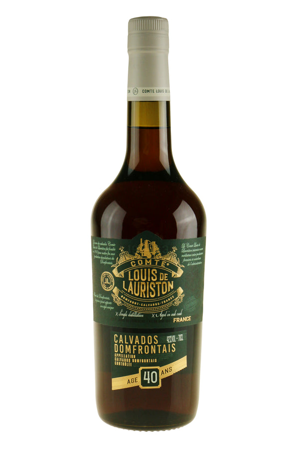Comte Louis de Lauriston Calvados 40 ans - Bottle Hero