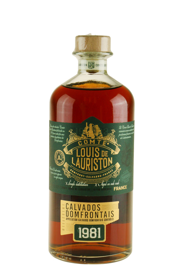 Comte Louis de Lauriston Calvados 1981 - Bottle Hero