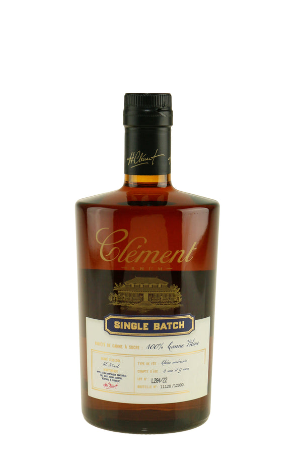 Clement Rhum Vieux Single Batch 100% Canne Bleue - Bottle Hero