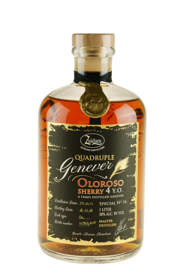 Zuidam Quadruple Genever Oloroso Special no 16 - Bottle Hero