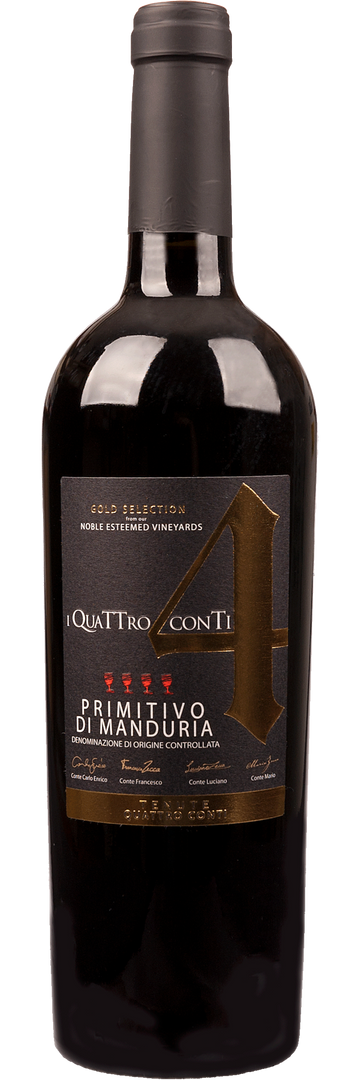 Tenute Quattro Conti, I Quattro Conti Primitivo di Manduria 2023 - Bottle Hero