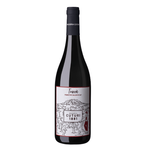 Masseria Cuturi Tumà Primitivo Salento 2022 BIO - bottlehero.dk