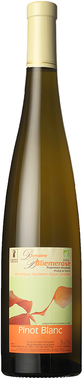 Domaine Bliemerose, Alsace Pinot Blanc, 2019 - Bottle Hero