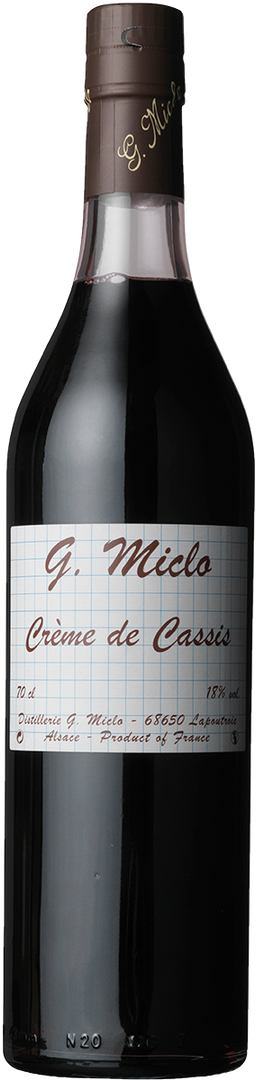 Miclo Distillateur Liquoriste, Creme de Cassis 70 cl - Bottle Hero