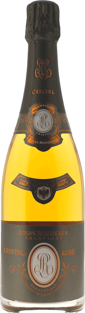 Cristal Roederer Vinothèque Rosé En Coffret Roederer, 2002 - Bottle Hero