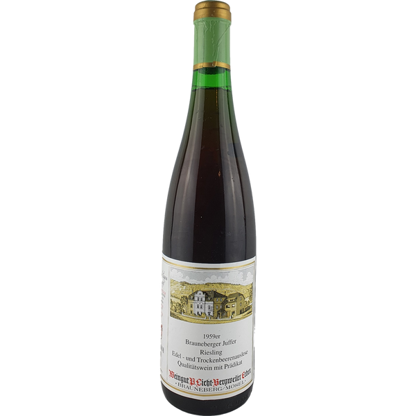 Licht-Bergweiler Erben - Brauneberger Juffer Riesling Trockenbeerenauslese   1959 - 0,7 l - Bottle Hero