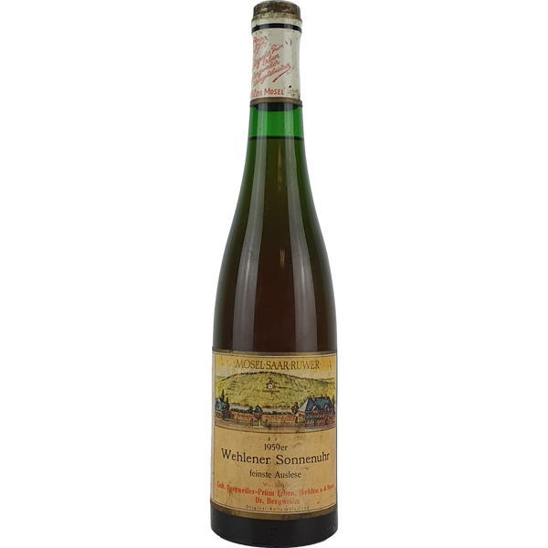 Dr. Bergweiler (Zach. Prüm Erben) - Wehlener Sonnenuhr Riesling feinste Auslese   1959 - 0,7 l - Bottle Hero