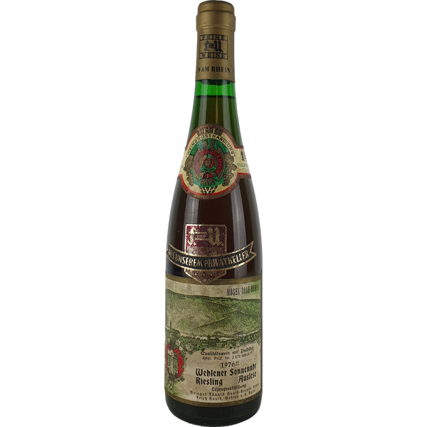Eduard Hauth-Kerpen Erben - Wehlener Sonnenuhr Riesling Auslese Goldkapsel  1976 - 0,7 l - Bottle Hero