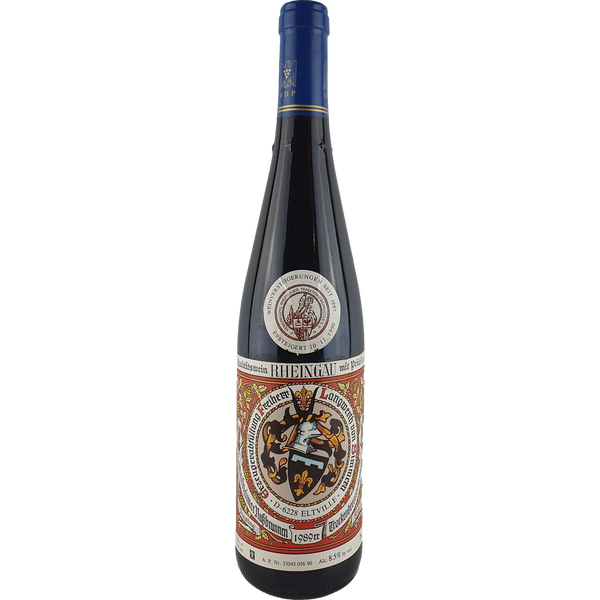 Freiherr Langwerth von Simmern - Hattenheimer Nußbrunnen Riesling Trockenbeerenauslese Versteigerung  1989 - 0,75 l - Bottle Hero