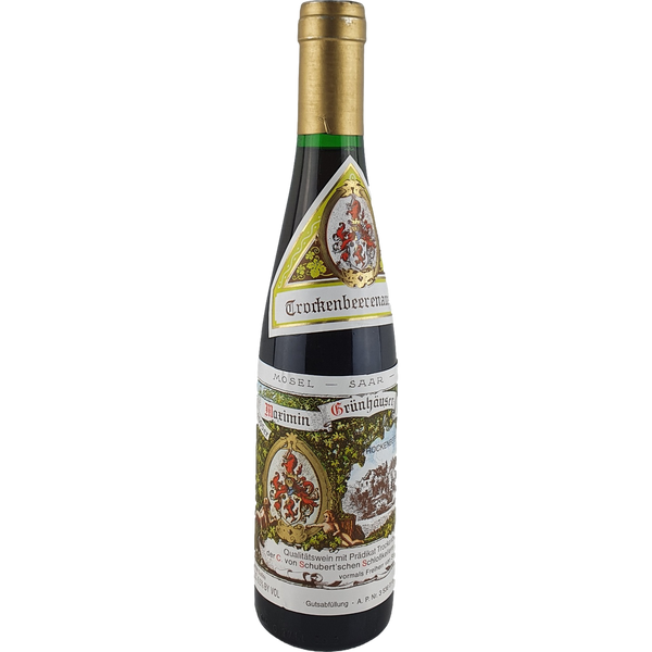Maximin Grünhäuser (von Schubert) - Abtsberg Riesling Trockenbeerenauslese Goldkapsel  2005 - 0,375 l - Bottle Hero