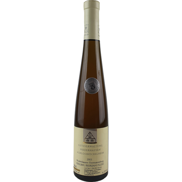 Gutsverwaltung Niederhausen Schlossböckelheim - Niederhäuser Hermannsberg Riesling Beerenauslese   2001 - 0,375 l - Bottle Hero