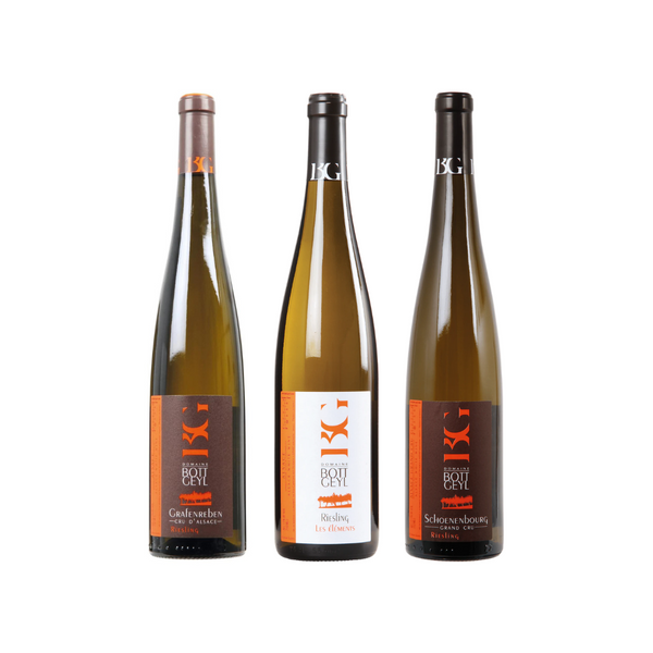 Bott Geyl smagekasse med 3 Riesling - bottlehero.dk