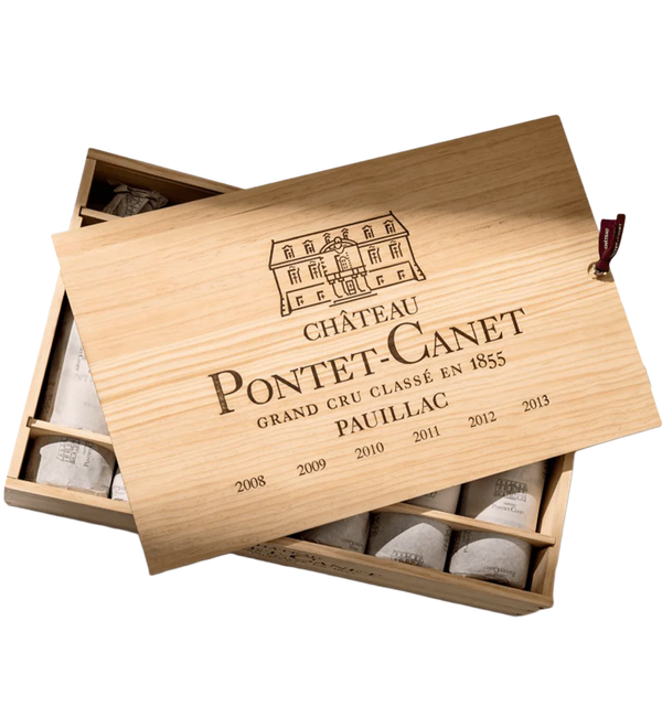 Château Pontet-Canet Vertical Case 2008-2013 - Bottle Hero