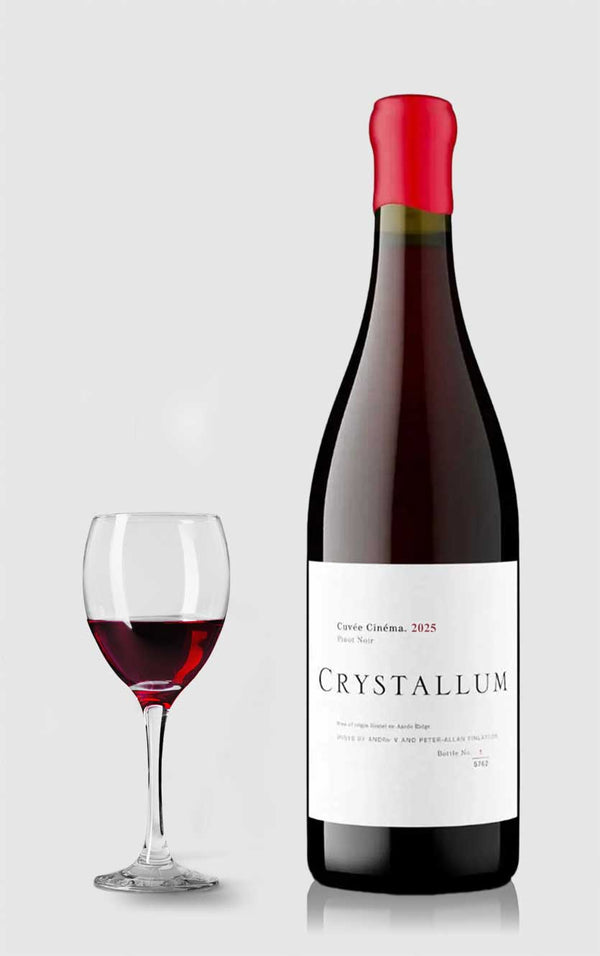 Crystallum Cuvee Cinema Pinot Noir 2025 - Bottle Hero