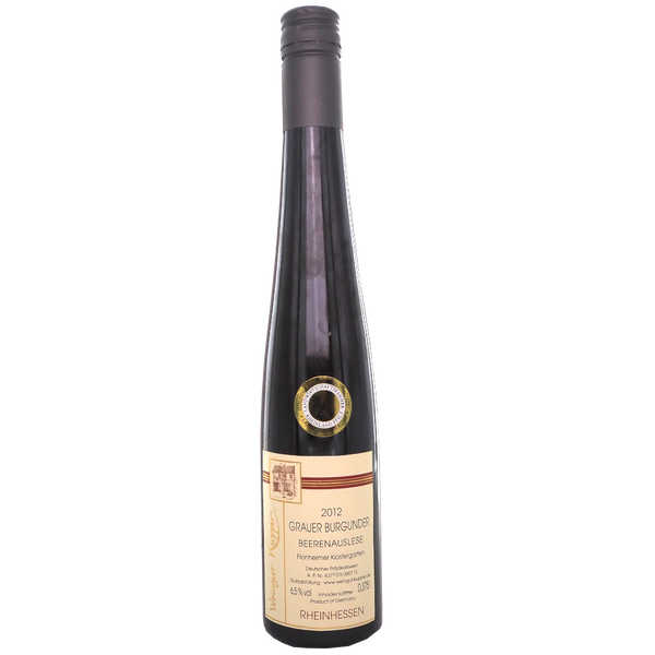 Weingut Kupper Grauer Burgunder Flonheimer Klostergarten Beerenauslese 2012 (0,375 L.) - Bottle Hero