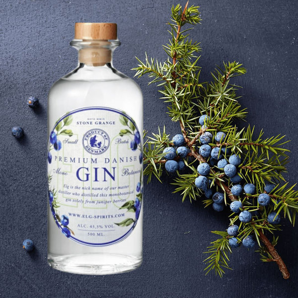 Elg Mono Botanical Premium Danish Gin 45,5% - Bottle Hero