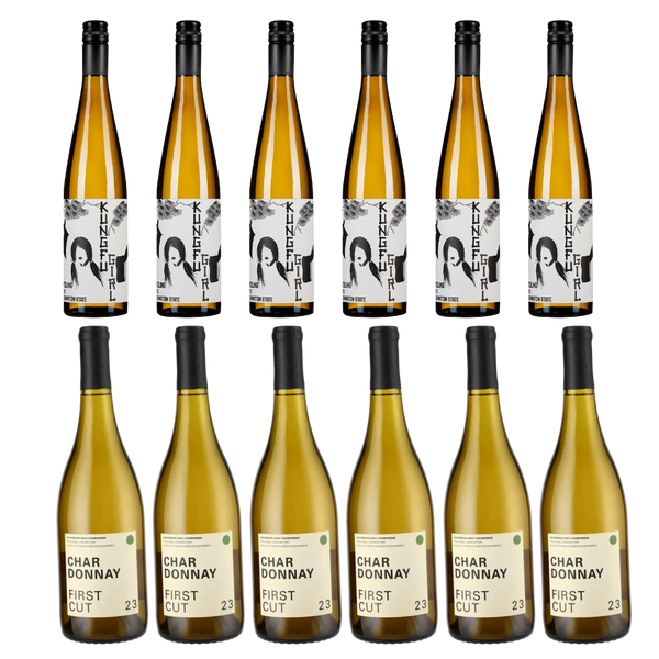6 Kung Fu Girl Riesling + 6 First Cut Chardonnay