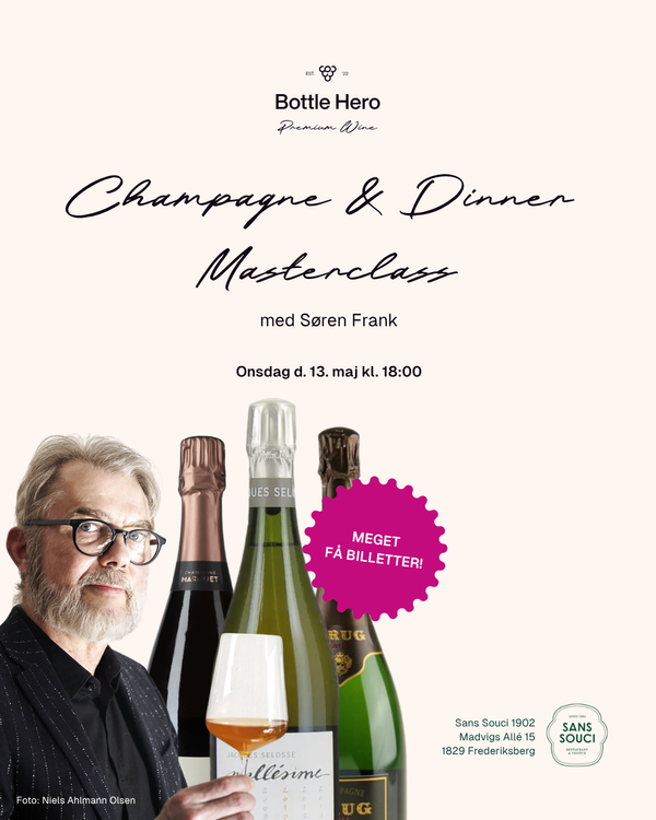 Champagne-masterclass med Søren Frank