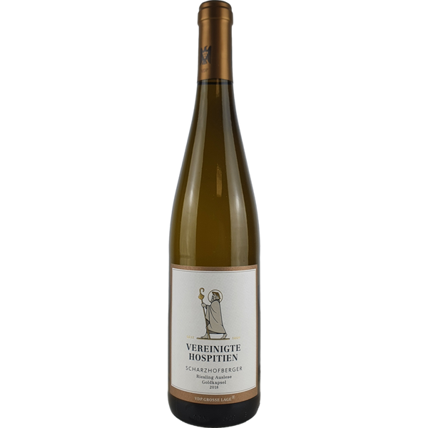 Vereinigte Hospitien (Sanctus Jacobus) Scharzhofberger Auslese Goldkapsel 2018 - 0,75l - Bottle Hero