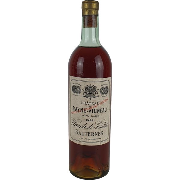 Chateau de Rayne-Vigneau    Sauternes    1945 - 0,75l - Bottle Hero