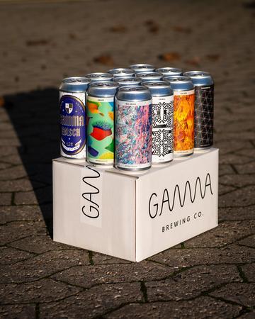 Gamma Brewing, 12x Gamma øl dåser Blandet Smagekasse - Bottle Hero