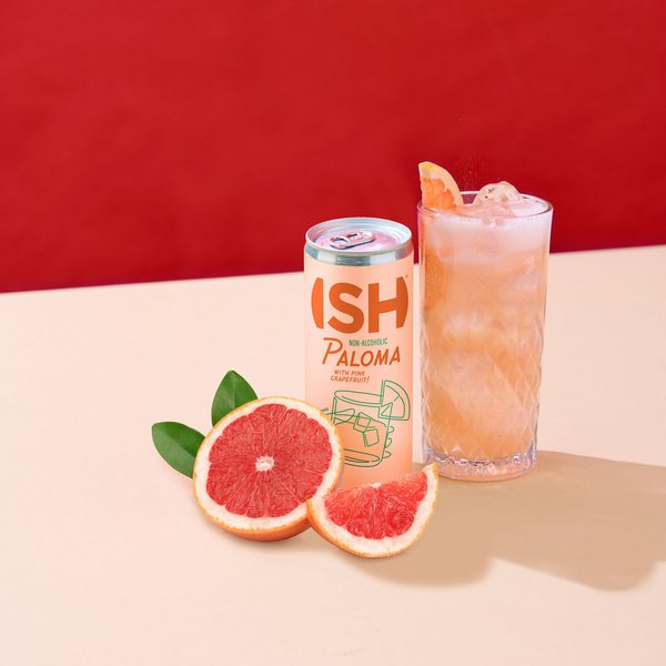 ISH Spirits, Alcohol-Free Paloma, 250 ml - Bottle Hero