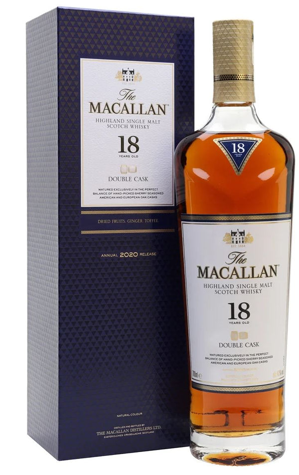 The Macallan 18 years old Double Cask  43% 2023 Release - Bottle Hero