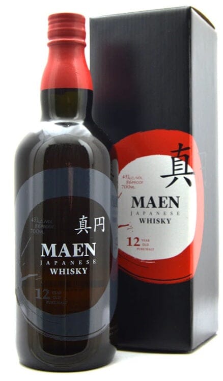 Maen Pure Malt 12 år Whisky "The True Circle" Japan 70 cl. 43% - Bottle Hero
